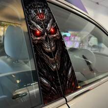 Bio-Mechanical Face Pillar Doors Vinyl Decal Sticker 2