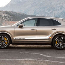 Cayenne Lettering Stripe Doors Side Decal Sticker For Porsche Cayenne 3