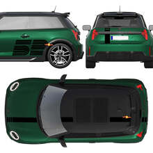 52 Victory Edition Full Kit Stripes Vinyl Decal for Mini Cooper S_2
