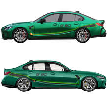 M Performance G80 Rear Side Doors Stripes Vinyl Decal for BMW M3 G80 3