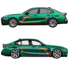 M Performance G80 Racing Graphic Stripes Doors Vinyl Decal for BMW M3 G80 2