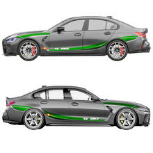 M Performance Side Doors Stripes Fender Vinyl Decal for BMW M3 G80 3