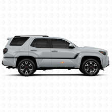 Twin Stripes Door Side Vinyl Stickers Decal For Toyota 4Runner 6th Gen 4