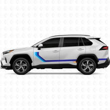 Haritage Vintage Side Stripes Vinyl Stickers Decal For Toyota RAV4 2025 3