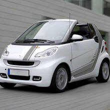 Racing Stripes Bonnet Side Vinyl Decal Sticker Kit For Smart 2