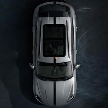 Kit de vinilo con tiras finas para capó, techo y maletero para Porsche Macan 3