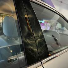 Stormy Sea Lighthouse For Pillar Doors Vinyl Decal Sticker 2