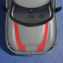 Twin Racing Side Bonnet Stripes Decal Sticker for Mini Cooper Countryman 3