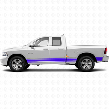 Straight Stripes Rocker Panel Side Vinyl Sticker Decal Graphic for Dodge Ram 1500 2011-2018 2