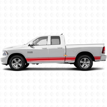 Straight Stripes Rocker Panel Side Vinyl Sticker Decal Graphic for Dodge Ram 1500 2011-2018 3