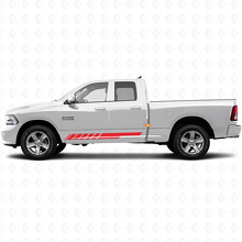 Checkerboard Stripes Rocker Panel Door Side Vinyl Sticker Decal Graphic for Dodge Ram 1500 2011-2018 3