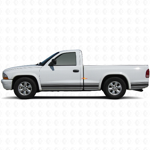 Straight Lines Rocker Panel Side Vinyl Sticker Decal for Dodge Dakota 1997-2004 1
