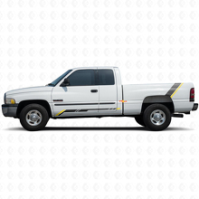 Checkered Stripes Rocker Panel Rear Side Vinyl Sticker Decal for Dodge Ram 1500 1994–2001 2