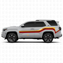 Crooked Lines Side Vinyl Stickers Decal For Toyota 4Runner 3