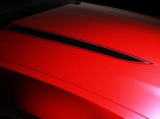 Ford Mustang Hood Spears Stripes Decals Pair Graphics