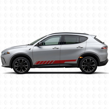 Checkered Stripes Rocker Panel Door Vinyl Sticker Decal for Dodge Hornet 2023+ 3