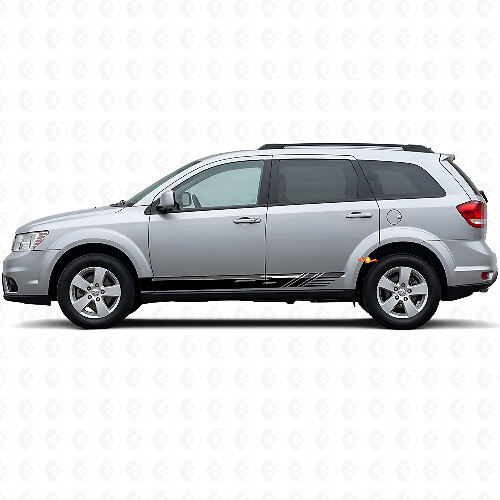 Autocollant en vinyle bandes décorées pour panneau latéral de bas de caisse pour Dodge Journey 2009-2020 1