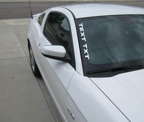 Windshield Window Decal Licensed Sticker Graphics for Musclecar Musclecarmodel GT