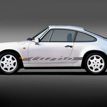 Turbo Lettering Side Stripe Vinyl Decal Sticker for Porsche 911_2
