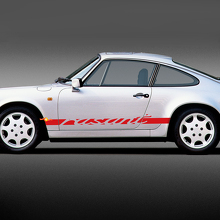 Rasant Lettering Side Stripe Vinyl Decal Sticker for Porsche 911 3