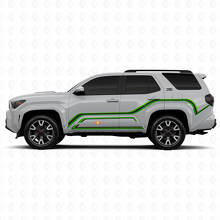 Curved Graphic Lines Entire Side Vinyl Sticker Decal For Toyota 4Runner 3