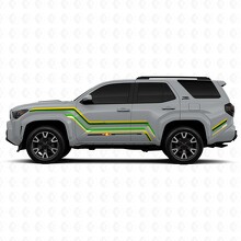 Sticker Decal Vinyl Side Stripes Graphic Curved For Toyota 4Runner 2