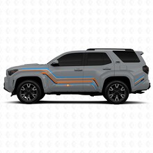 Sticker Decal Vinyl Side Stripes Graphic Curved For Toyota 4Runner 3