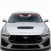Custom Outline Lettering Windshield Vinyl Decal for Musclecar _3