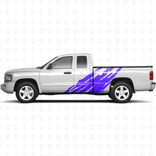 Mud Splash Graphic Side Vinyl Decal for Dodge Dakota 2005-2011 2