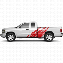 Mud Splash Graphic Side Vinyl Decal for Dodge Dakota 2005-2011 3