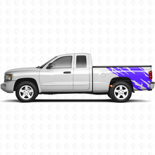 Mud Splash Graphic Rear Side Vinyl Decal for Dodge Dakota 2005-2011 2