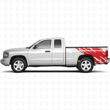 Mud Splash Graphic Rear Side Vinyl Decal for Dodge Dakota 2005-2011 3