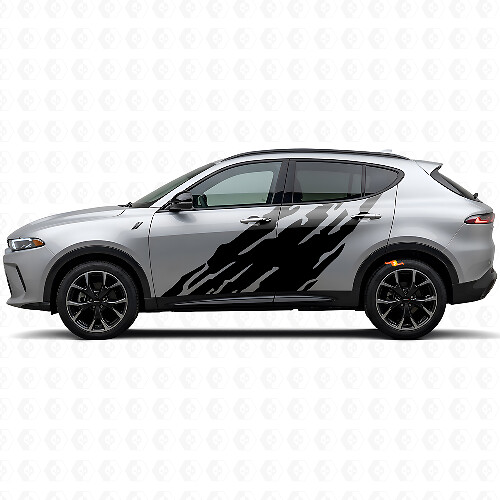 Mud Splash Graphic Doors Vinyl Decal for Dodge Hornet 2023+