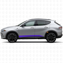 Curved Stripes Rocker Panel Door Vinyl Decal for Dodge Hornet 2023+ 2