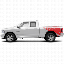 Mud Splash Graphic Rear Side Vinyl Decal for Dodge Ram 1500 2011-2018 3