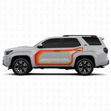 Closed Stripes Graphic Side Vinyl Stickers Decal For Toyota 4Runner 2