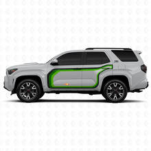 Closed Stripes Graphic Side Vinyl Stickers Decal For Toyota 4Runner 3
