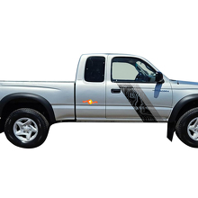 Twin Topografic Stripes Side Vinyl Decal for Toyota Tacoma 1995-2004 2