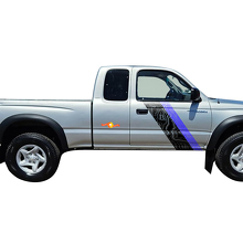 Twin Topografic Stripes Side Vinyl Decal for Toyota Tacoma 1995-2004 3