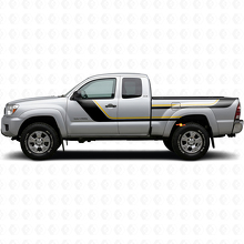 Twin Stripes Door and Rear Side Vinyl Decal Kit for Toyota Tacoma 2004-2015 2