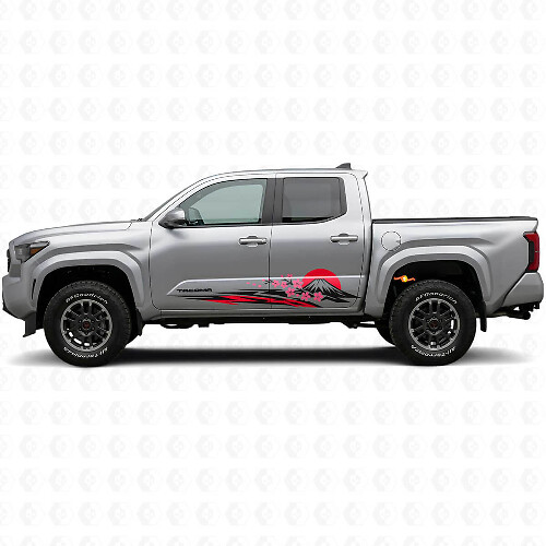 Japanese Sakura Graphic Side Vinyl Decal for Toyota Tacoma 2023+ 1