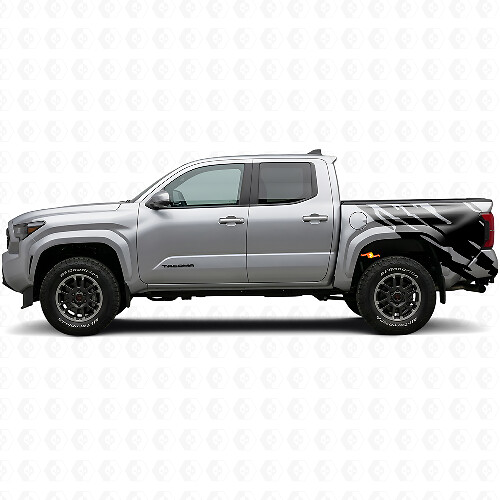 Mud Splash Graphic Rear Side Vinyl Decal for Toyota Tacoma 2023+