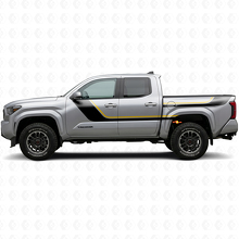 Kit de vinilo de bandas gemelas para puertas y laterales traseros para Toyota Tacoma 2023+ 2