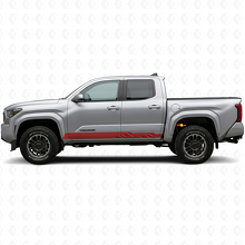 Vinyle Déco d'Aile Latérale à Bandes Courbées Entrelacées pour Toyota Tacoma 2023+ 3