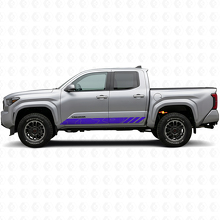 Vinyle autocollant à rayures style topographique pour portes Toyota Tacoma 2023+ 2