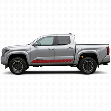 Vinyle autocollant à rayures style topographique pour portes Toyota Tacoma 2023+ 3