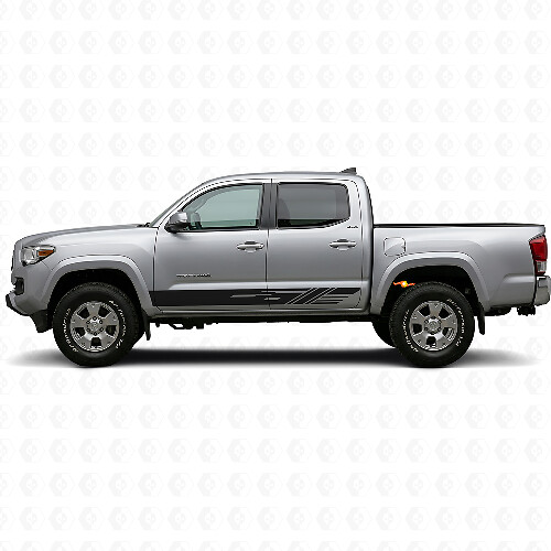 Décoré Rayures Autocollant Vinyle de Bas de Caisse pour Toyota Tacoma 2015-2023 1