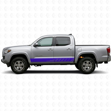 Perforated Stripes Rocker Panel Vinyl Decal for Toyota Tacoma 2015-2023 2