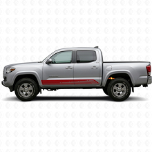 Curved Lines Rocker Panel Vinyl Decal for Toyota Tacoma 2015-2023 3