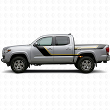 Jeu d'autocollants vinyle à doubles bandes pour portes et côtés arrière pour Toyota Tacoma 2015-2023 2
